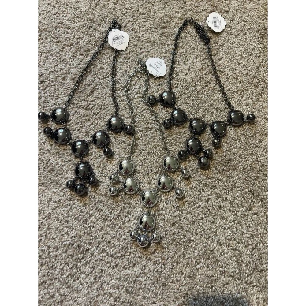 3 chunky necklaces - nwt | j-0027